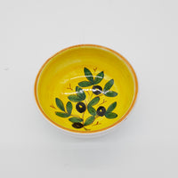 Bowl Olive Bottom Yellow Decor