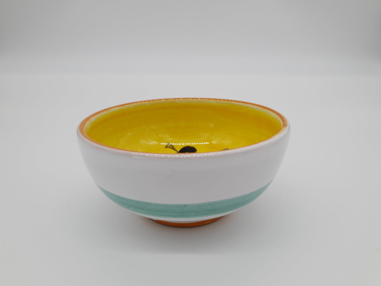 Bolo Decoro Olive Fondo Giallo