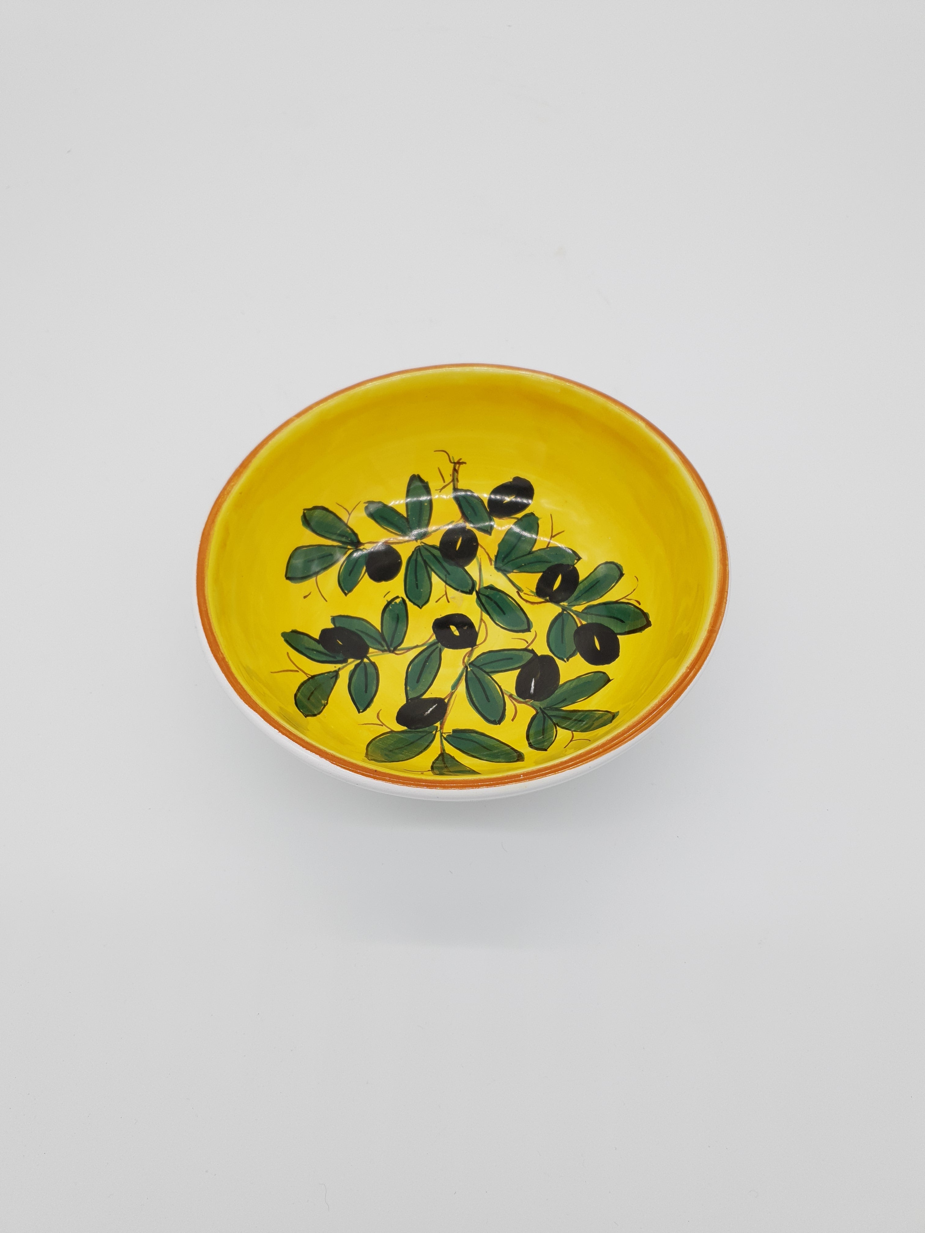 Bolo Decoro Olive Fondo Giallo