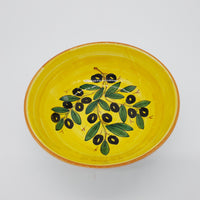 Bowl Olive Bottom Yellow Decor