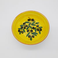 Bowl Olive Bottom Yellow Decor