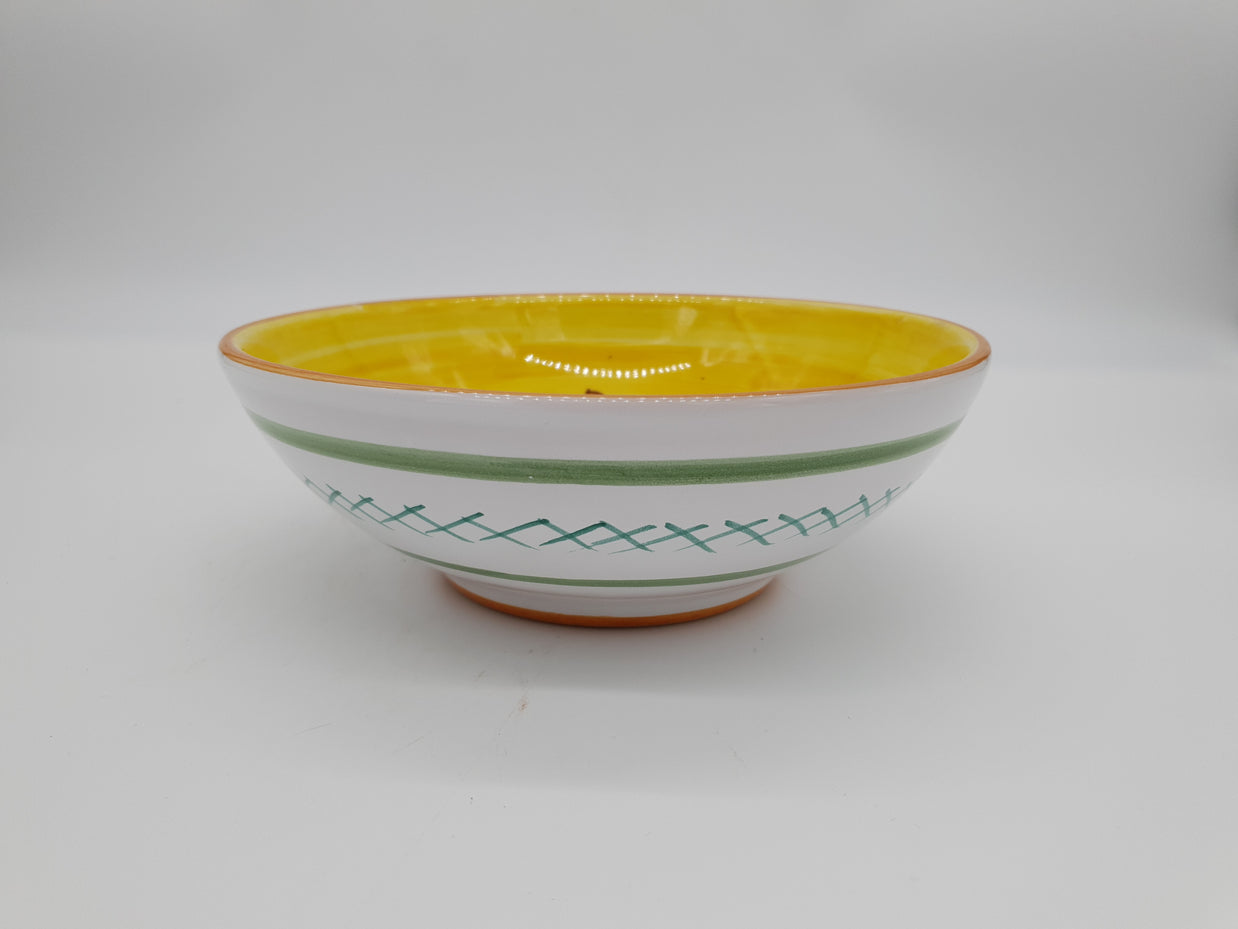 Bolo Decoro Olive Fondo Giallo