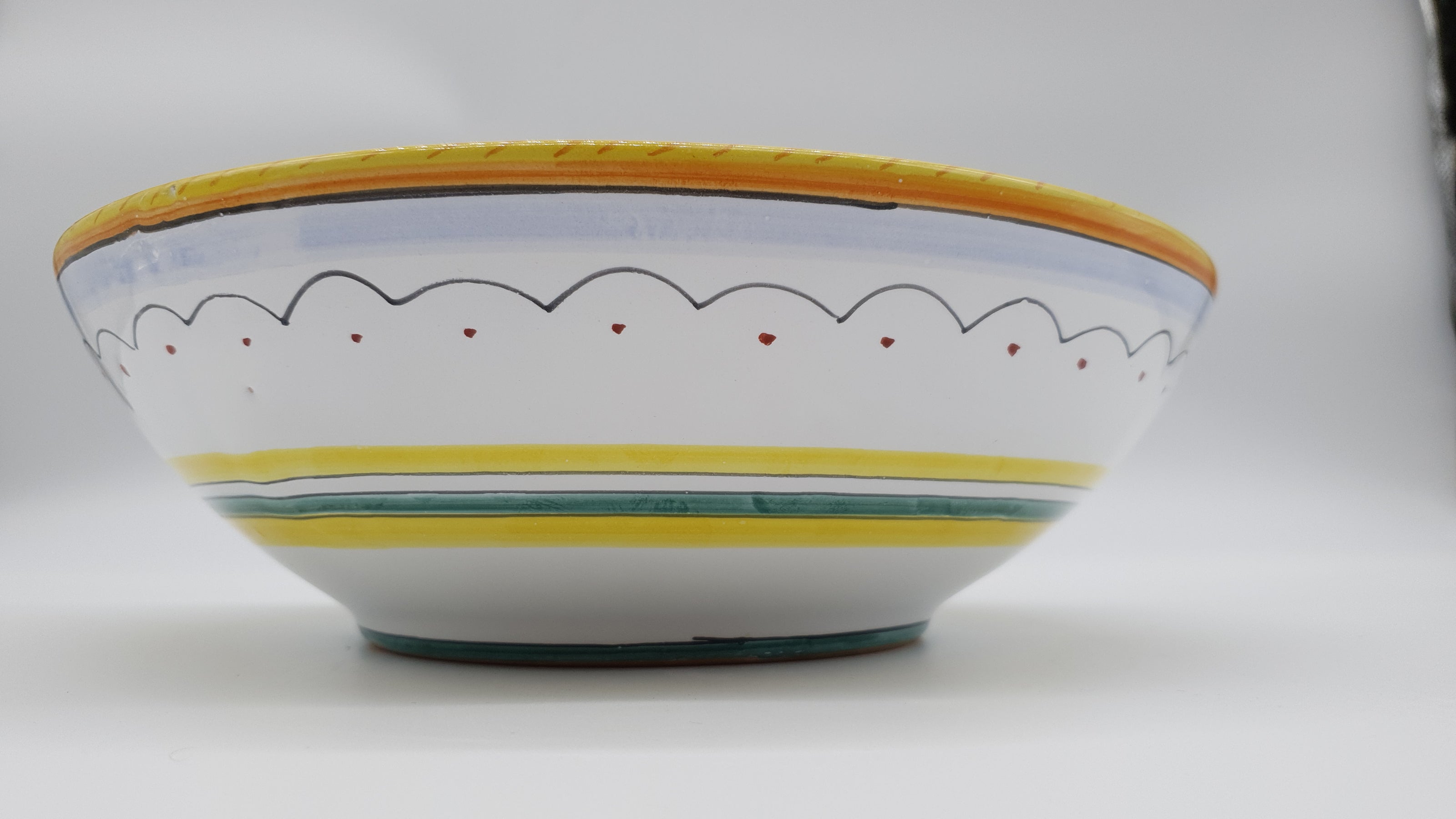 Bolo in Ceramica Decoro Raffaellesco