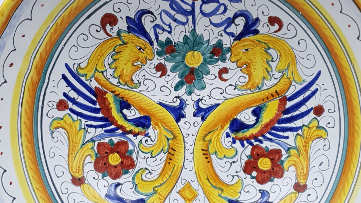Bolo in Ceramica Decoro Raffaellesco
