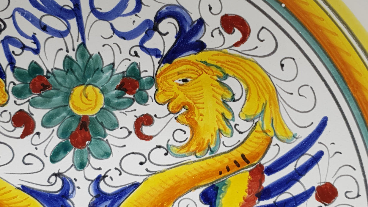 Bolo in Ceramica Decoro Raffaellesco