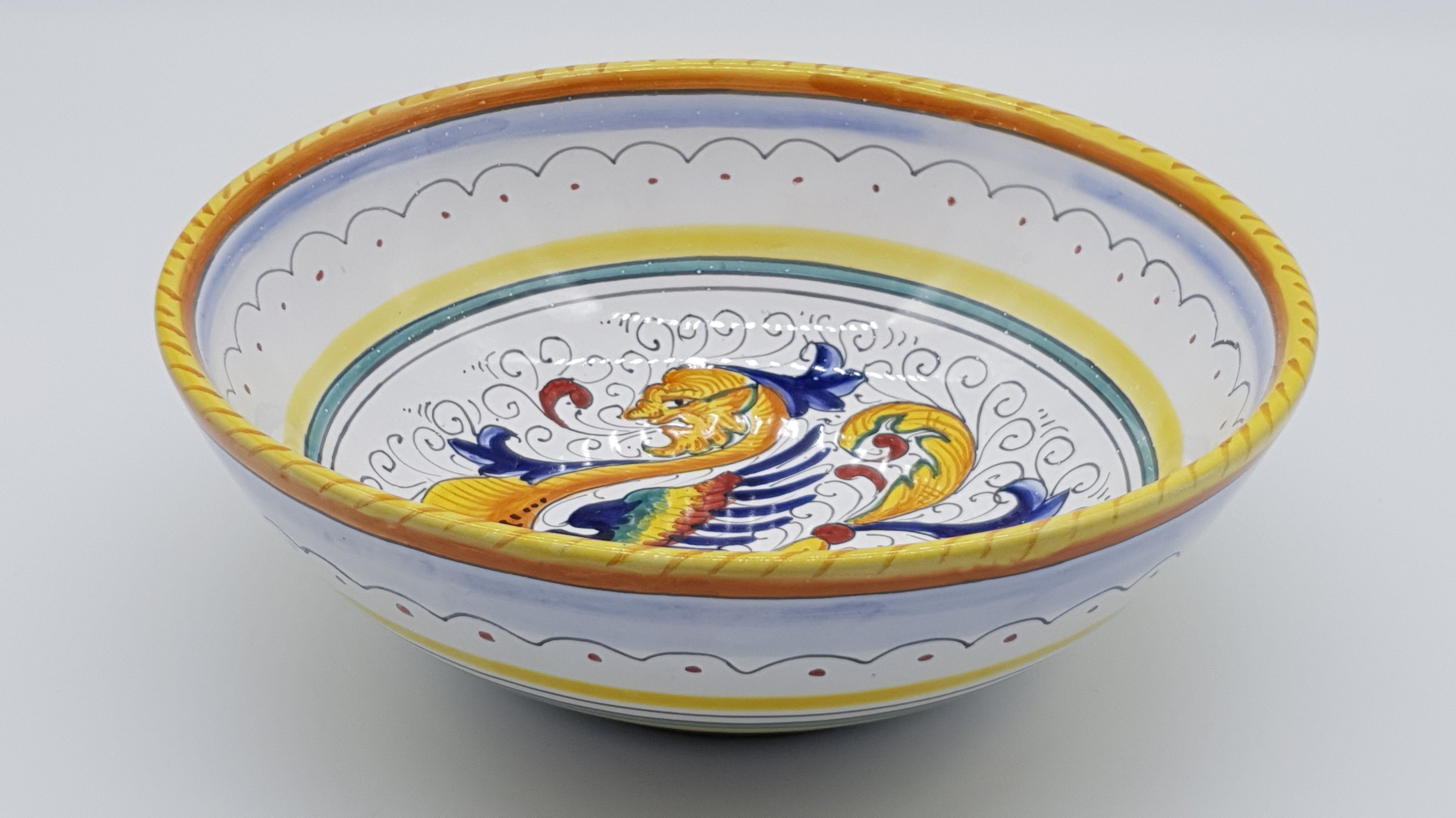 Bolo in Ceramica Decoro Raffaellesco
