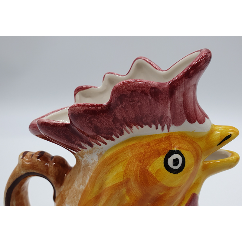 Pitcher in the shape of a Gubbio rooster