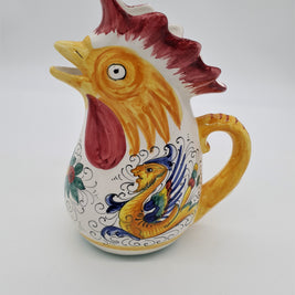 Brocca a Forma di Gallo Decoro Raffaellesco