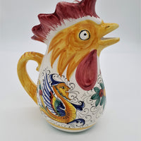 Brocca a Forma di Gallo Decoro Raffaellesco