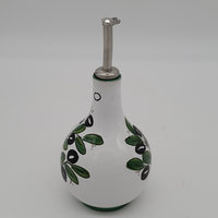 Olive Oil Cruet White Background