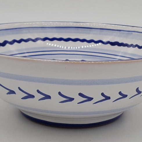 Bolo Ciotola Decoro Arabesco Blu