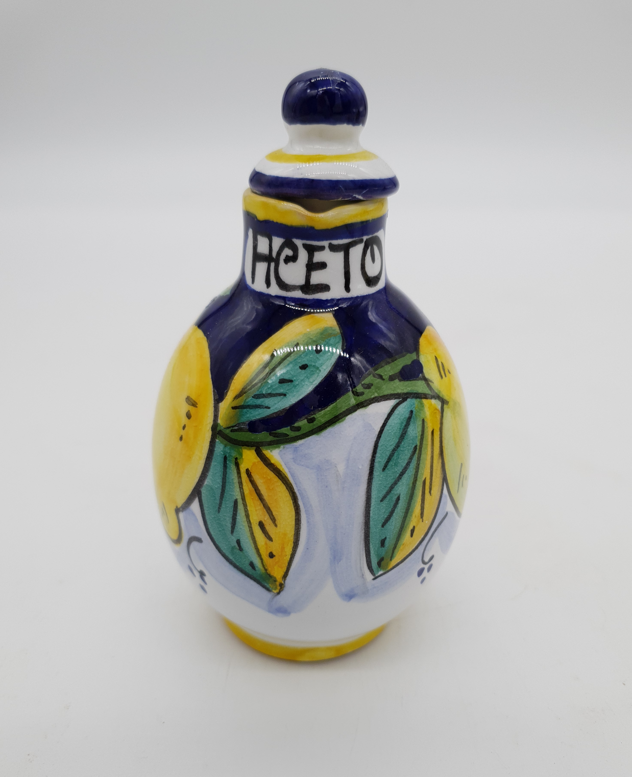 Set Olio Aceto Decoro Limone Gambino