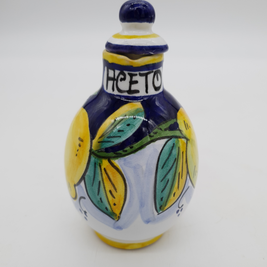 Set Olio Aceto Decoro Limone Gambino