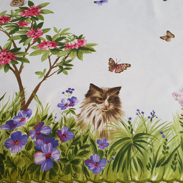 Dog and Cat Tablecloth Tuscan Tablecloths