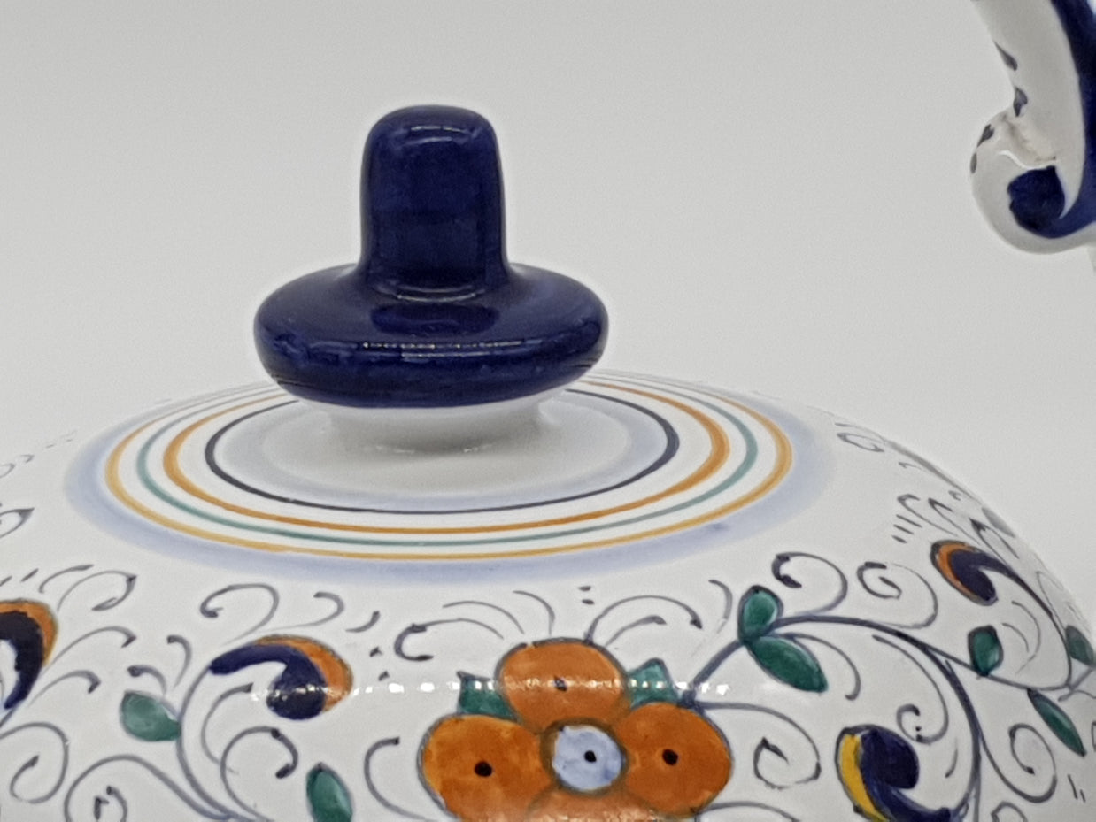Zuppiera Alta Con Manici Decoro Deruta