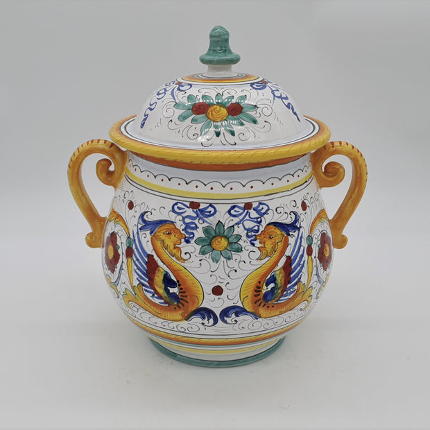 High Tureen With Lid Decorated Raffaellesco