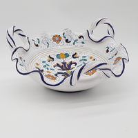 Bowl with 3 Deruta Decor Handles