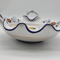 Bowl with 3 Deruta Decor Handles