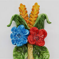 Tufts Of Ceramic Flowers