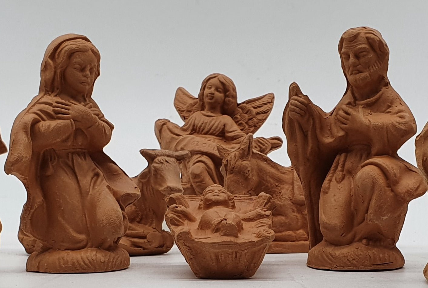 Presepe Terracotta 12 Pezzi cm 10