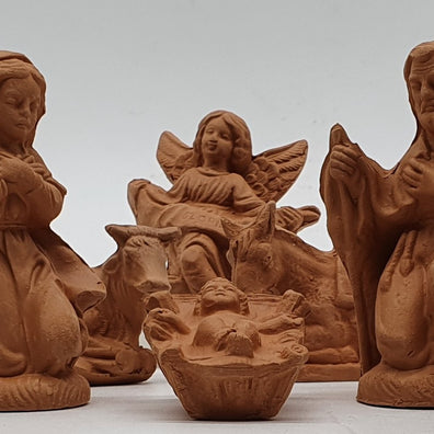 Presepe Terracotta 12 Pezzi cm 10