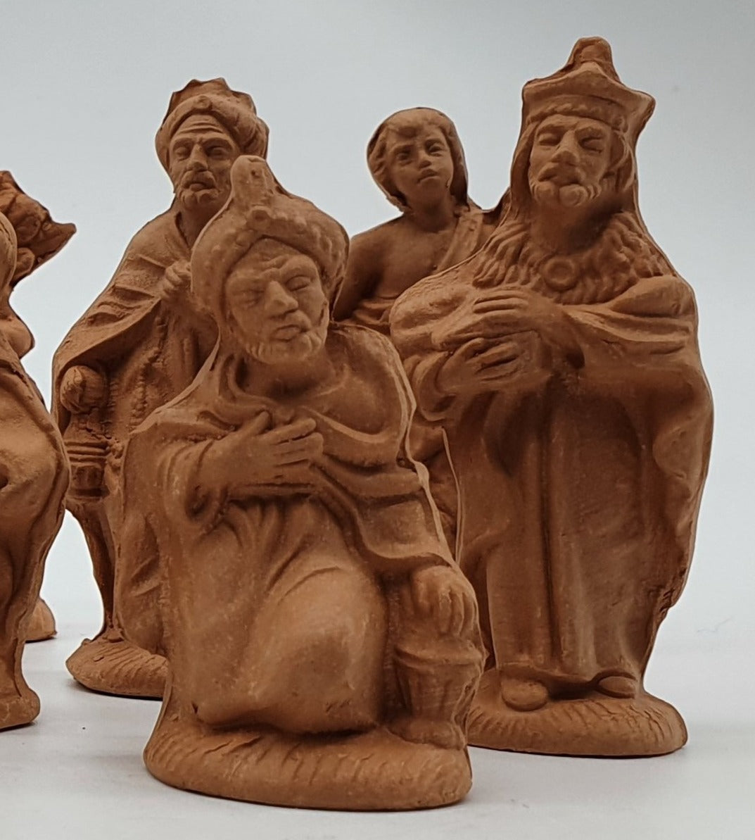 Terracotta Nativity Scene 16 Pieces cm 7