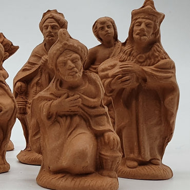 Terracotta Nativity Scene 16 Pieces cm 7