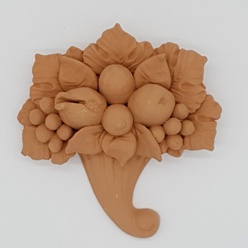 Cornucopia in terracotta