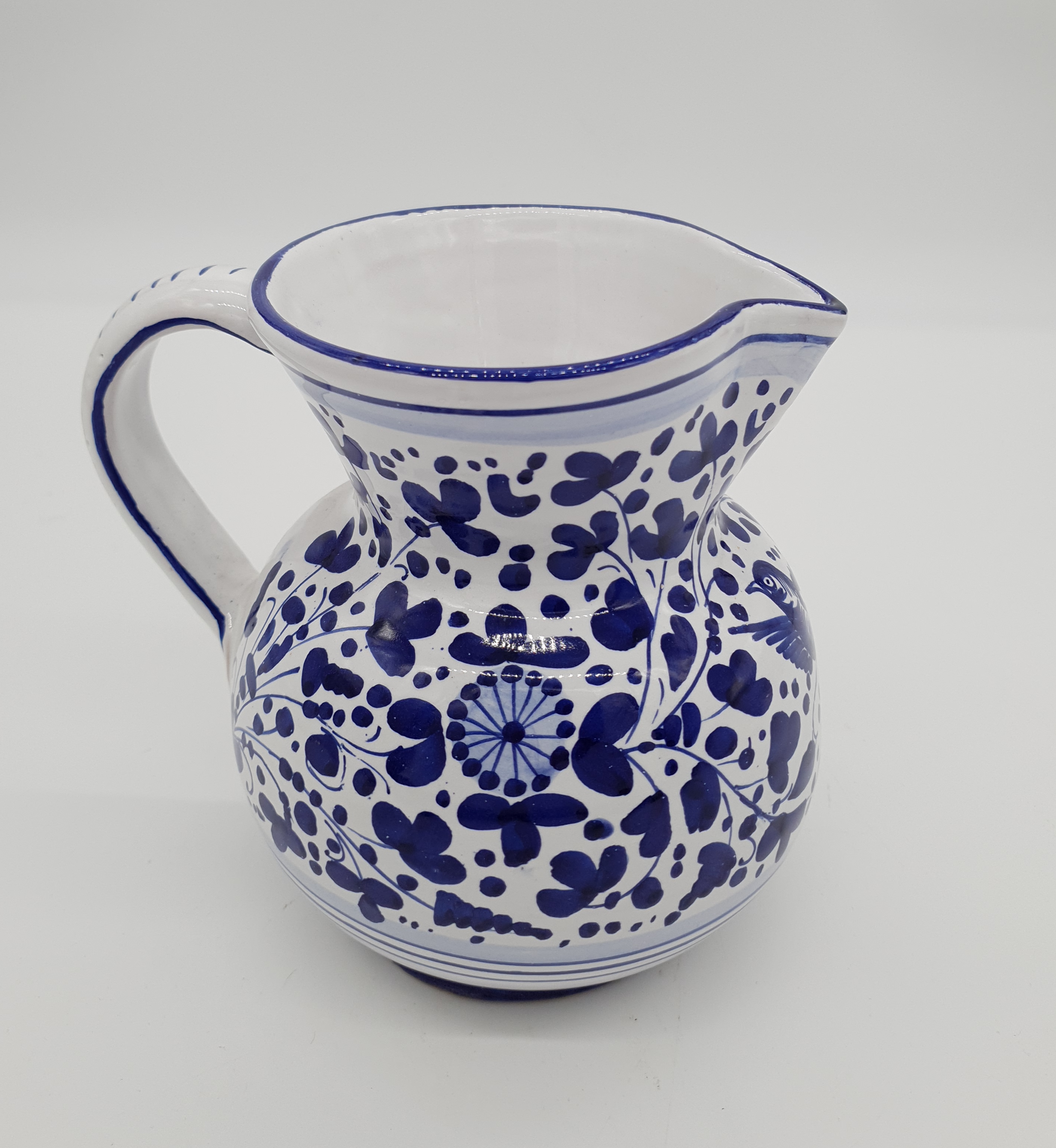Brocca Decoro Arabesco Blu