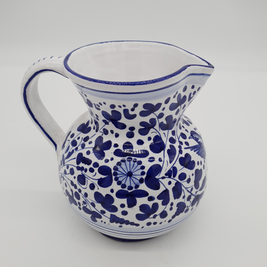 Brocca Decoro Arabesco Blu