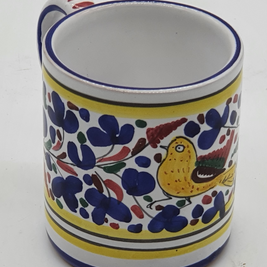 Bicchiere Mug Decoro Arabesco Colorato