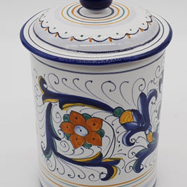 Jar With Lid Deruta Decor