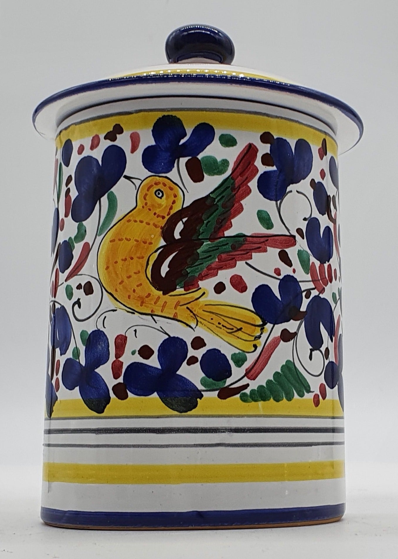 Jar with colored Arabesque decoration