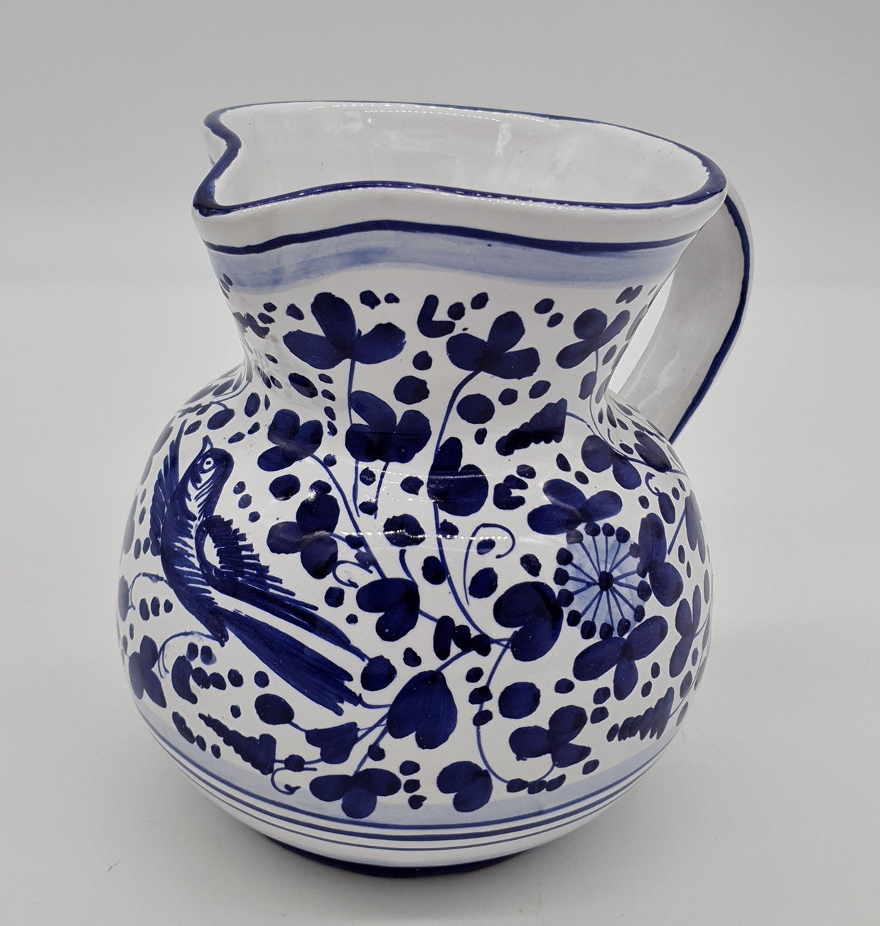 Brocca Decoro Arabesco Blu