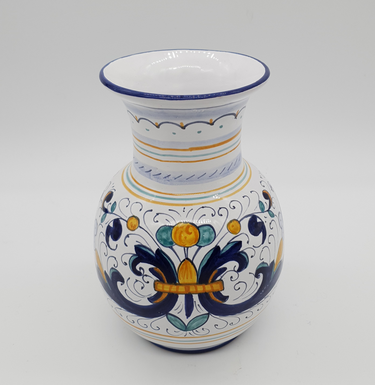 Vaso Pancia Palla Decoro Deruta