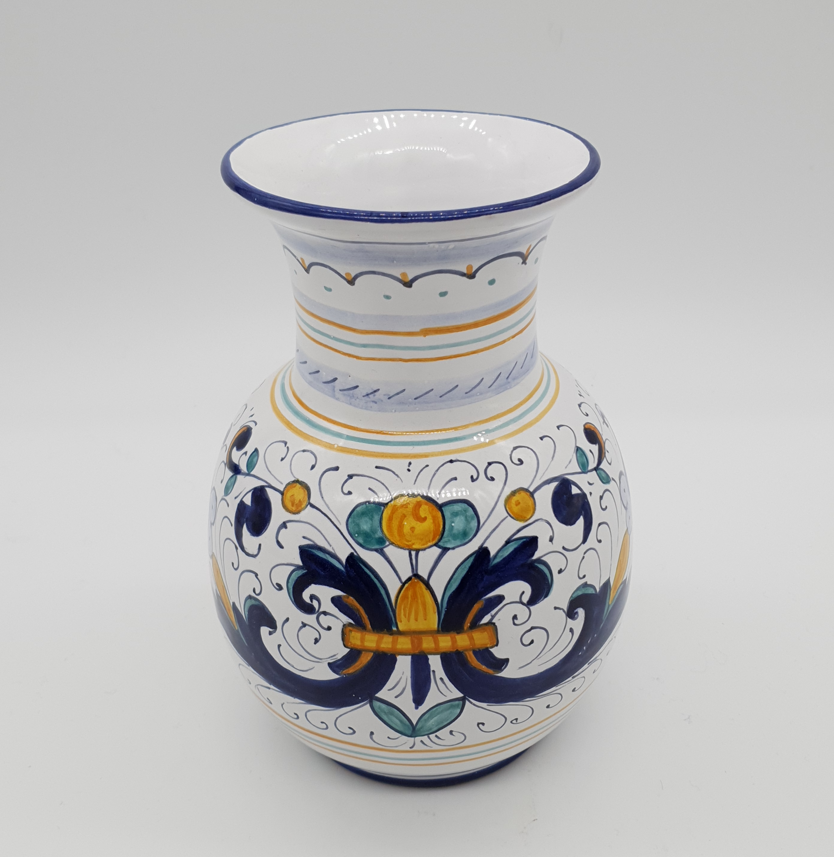 Vaso Pancia Palla Decoro Deruta