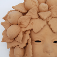 Maschera Bacco Piero Limoni E Melagrane Terracotta