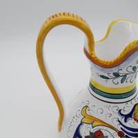 Vaso Manico Alto Decoro Raffaellesco