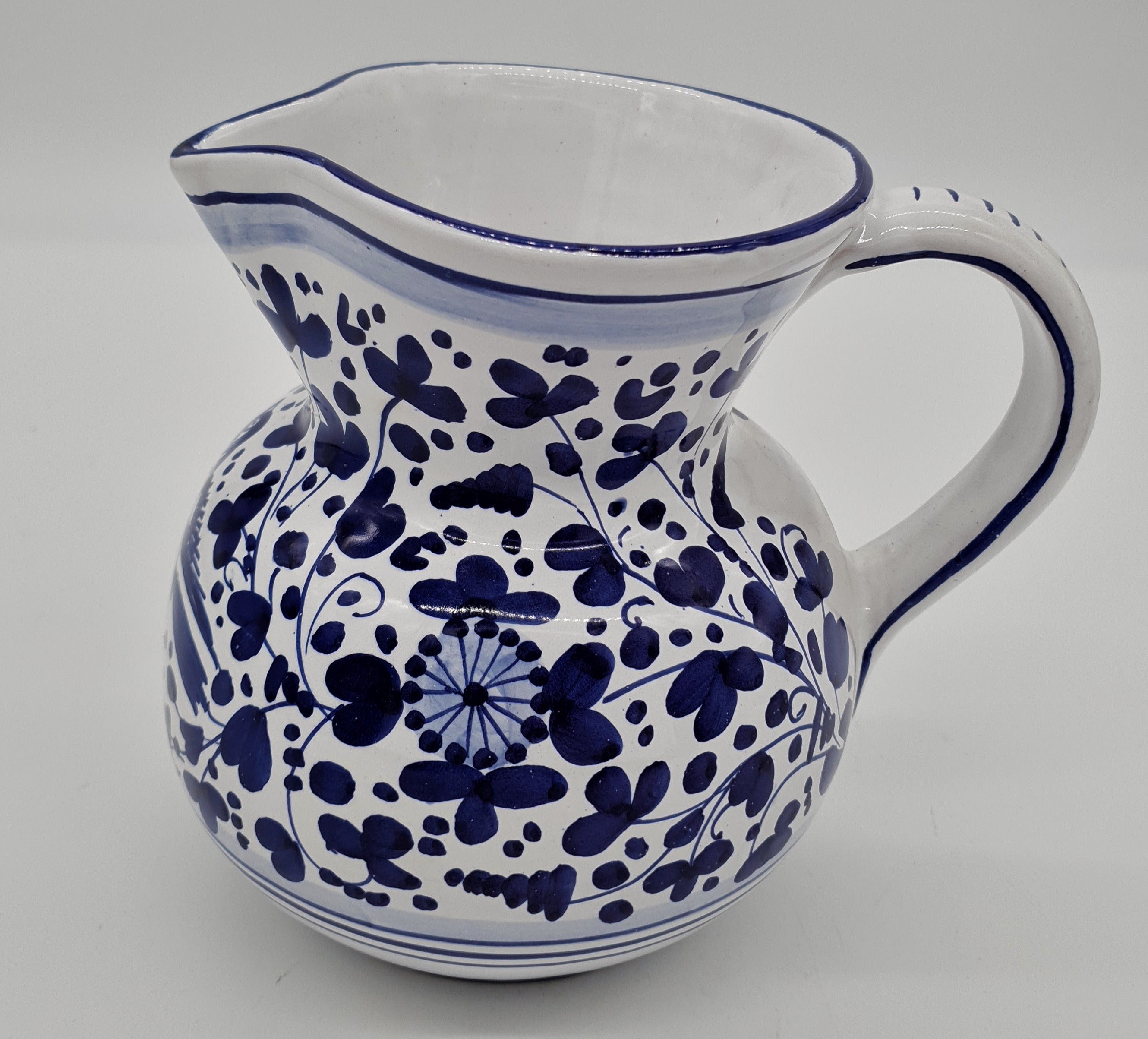 Brocca Decoro Arabesco Blu