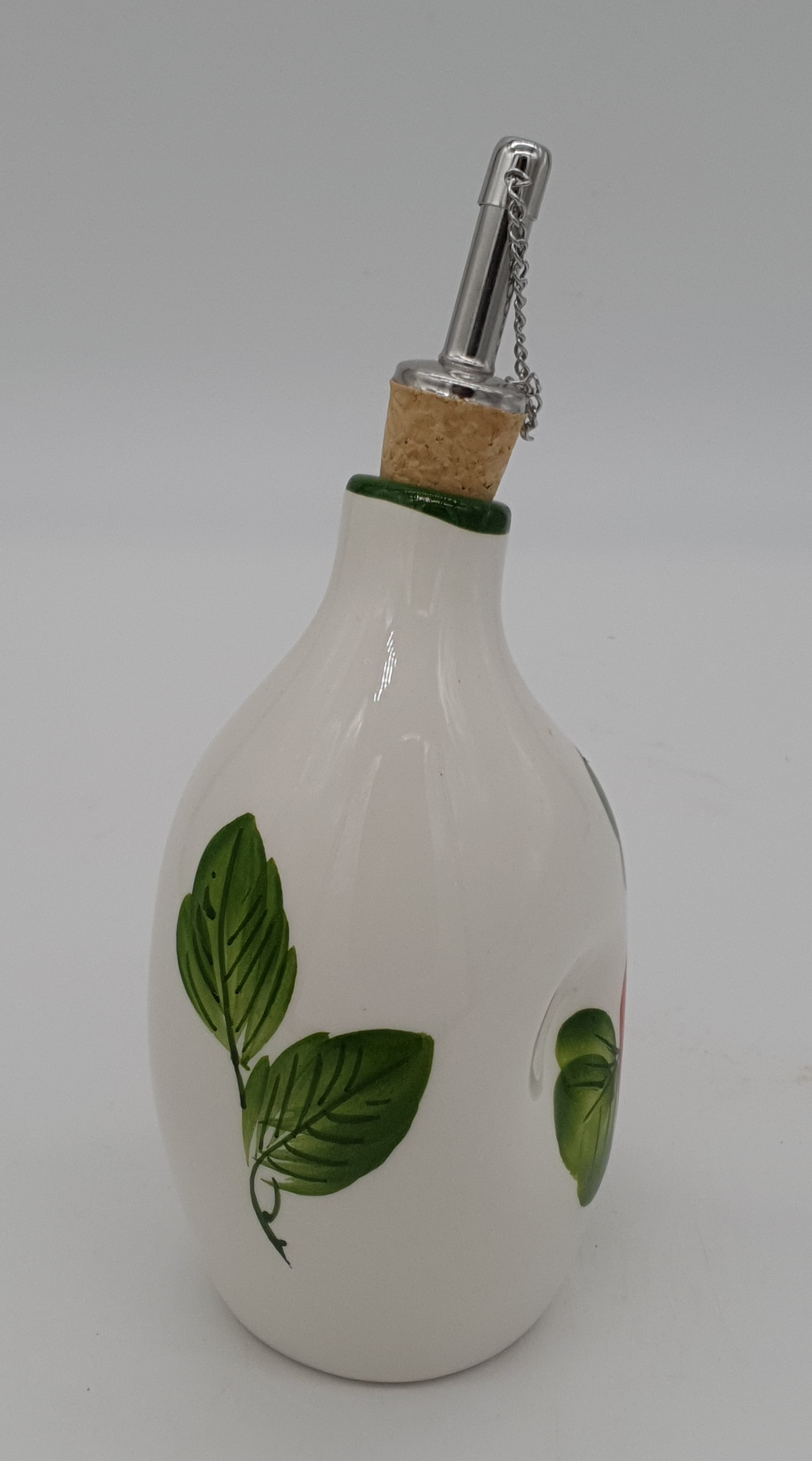 Oliera Schiacciata Decoro Aglio Olive Peperoncino