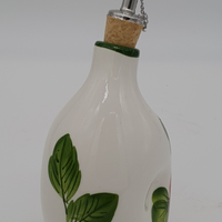 Oliera Schiacciata Decoro Aglio Olive Peperoncino