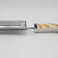 Grattugia Formaggio Decoro Toscana Acciaio e Ceramica