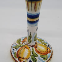 Glass for Wine Ceramic and Glass with Lemons