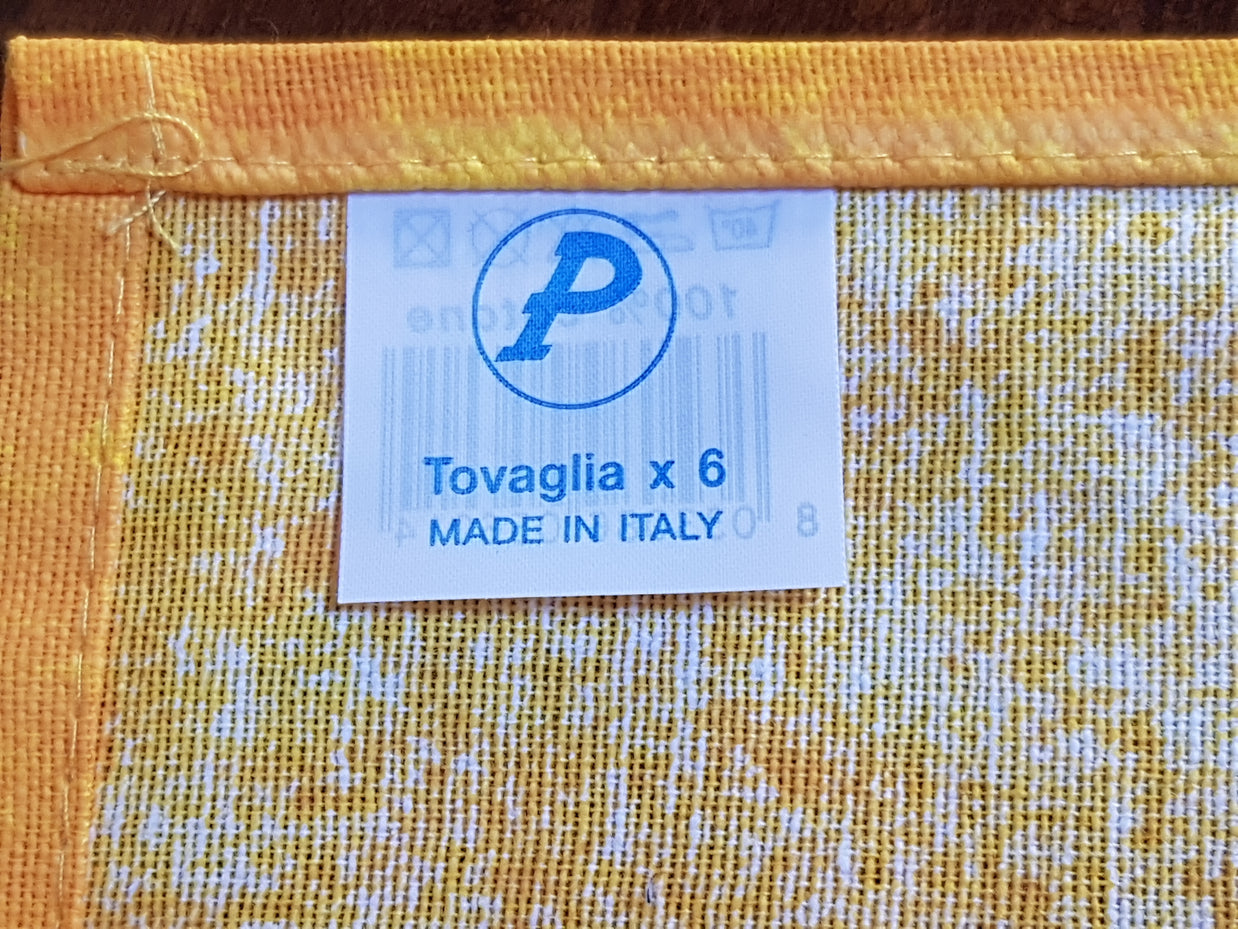 Tovaglia Provenzale Olive Fondo Giallo e Avorio
