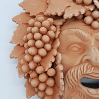 Maschera Bacco Vecchio Grande Terracotta
