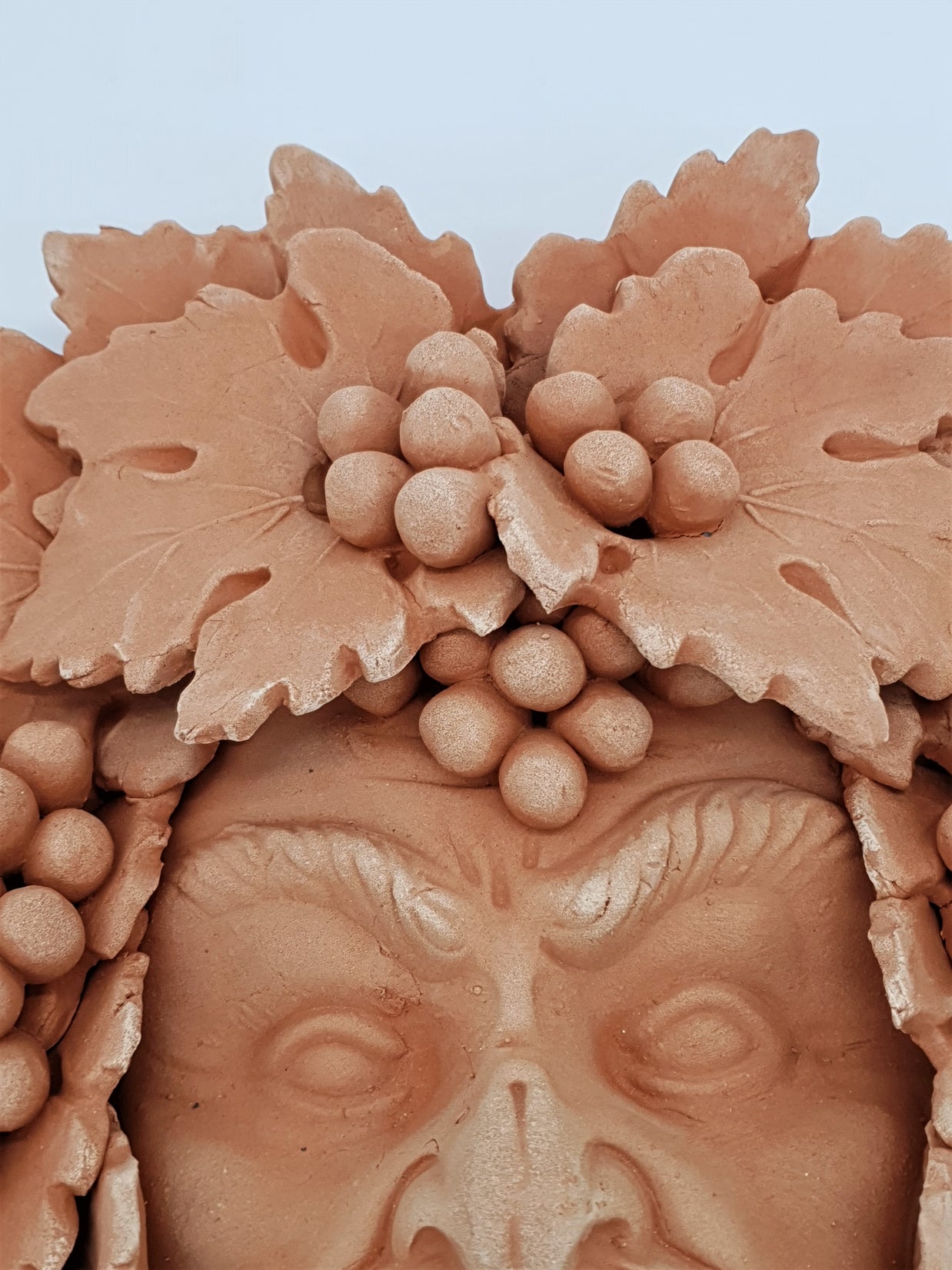 Maschera Bacco Vecchio Grande Terracotta