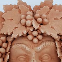 Maschera Bacco Vecchio Grande Terracotta