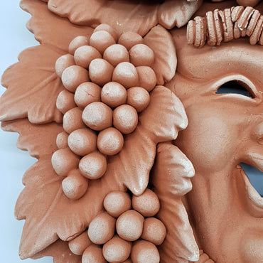 Bacchus Big Beard Mask in Terracotta