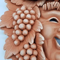 Maschera Bacco Barba Piccolo Terracotta