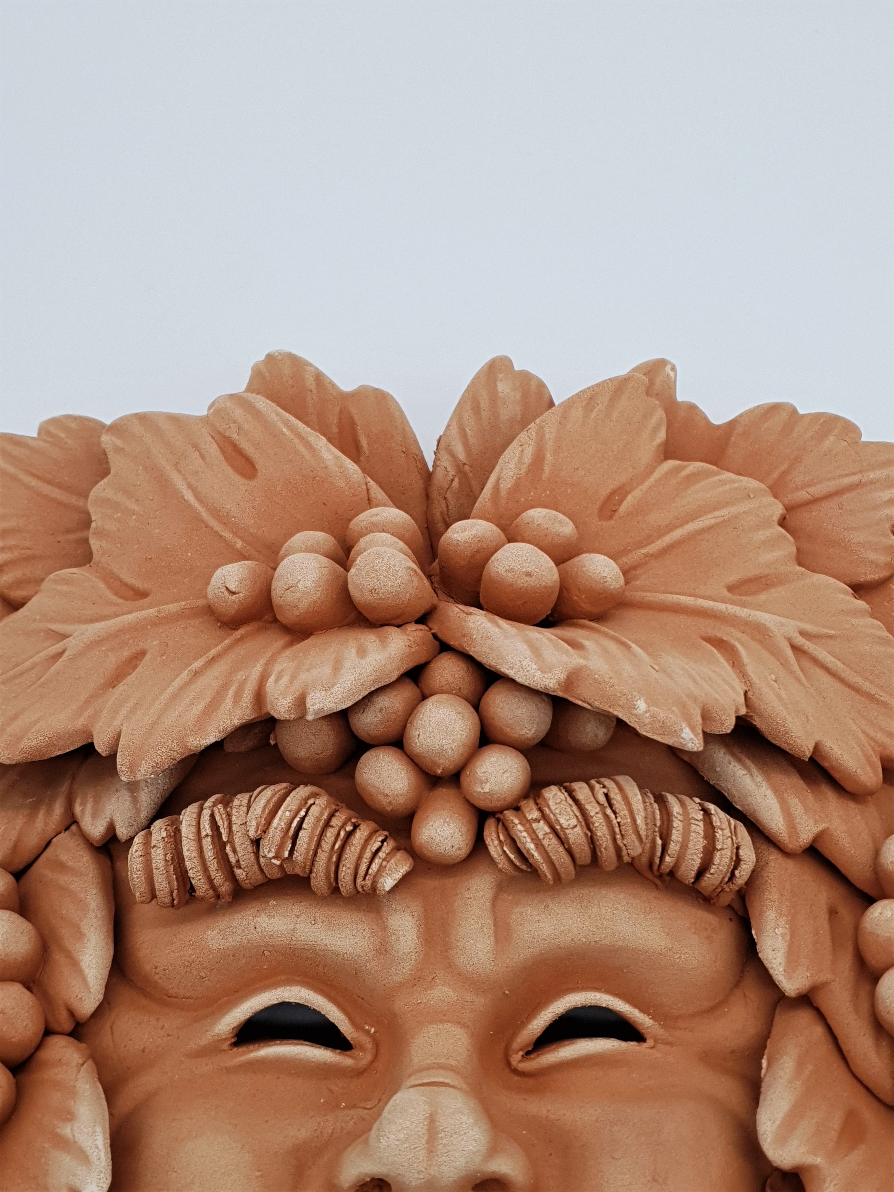 Bacchus Small Beard Mask Terracotta
